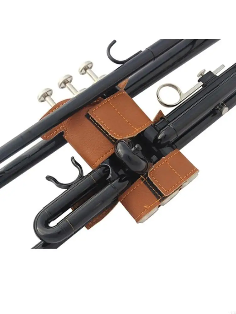 Lightweight Trumpet Leather-Valve Guard Trumpet Cover Trumpet Protective Cover Case Trumpet Instrument Accessories