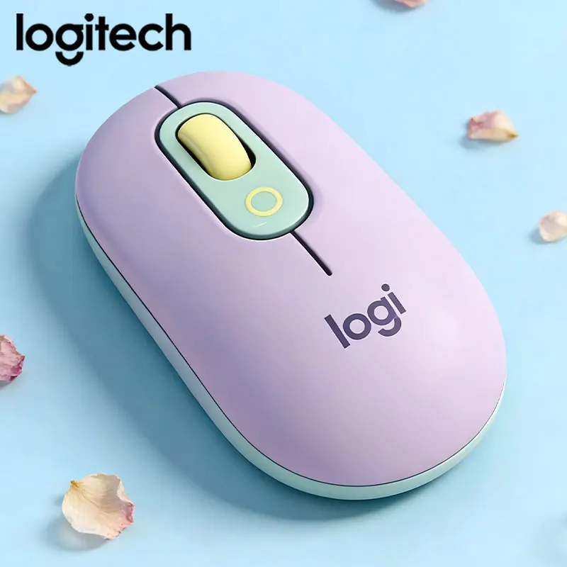 Logitech M350POP Long-lasting gaming quiet home office computer mouse - comfortable for extended use