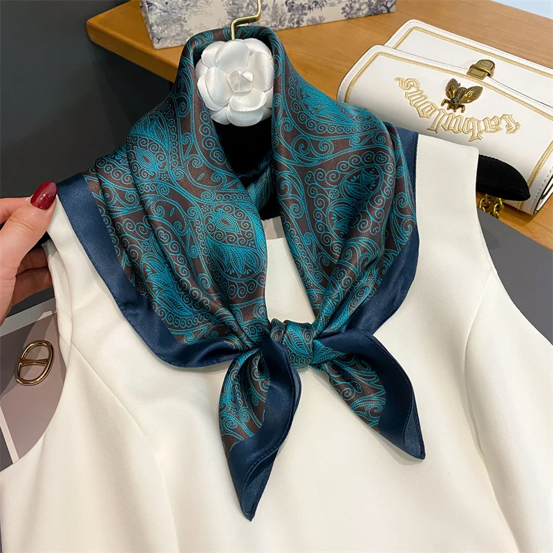 100% Real Silk Scarf New Natural Shawl Wraps Women Ladies Fashion Scarves Foulard Bandana Square Headband Hijab Pashmina