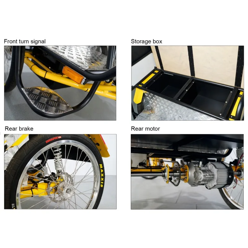عربة كهربائية Pedicab ، 5 مقاعد ،