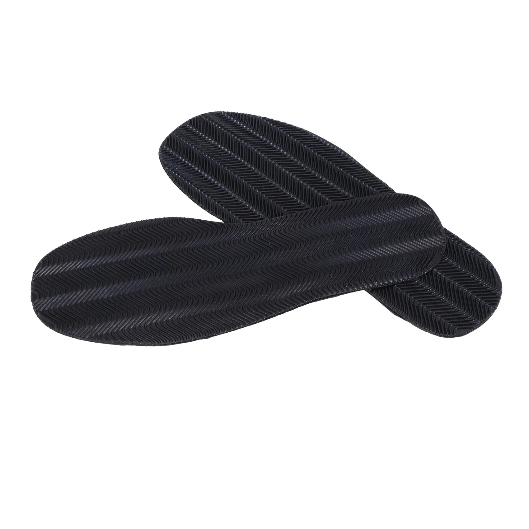 

【SEE】4 Pair DIY Stick On Full Soles Heel Palm Shoe Repair Anti-Slip Grip-Rubber Pads - 29X11.5X0.2Cm