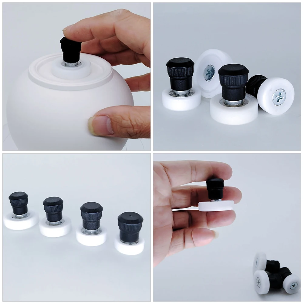 

4pcs Ceramic Trimmer Tools Clay Finishing Practical Handguard Center Point Smooth Trim Pottery Repair Sculpture Child Plastic