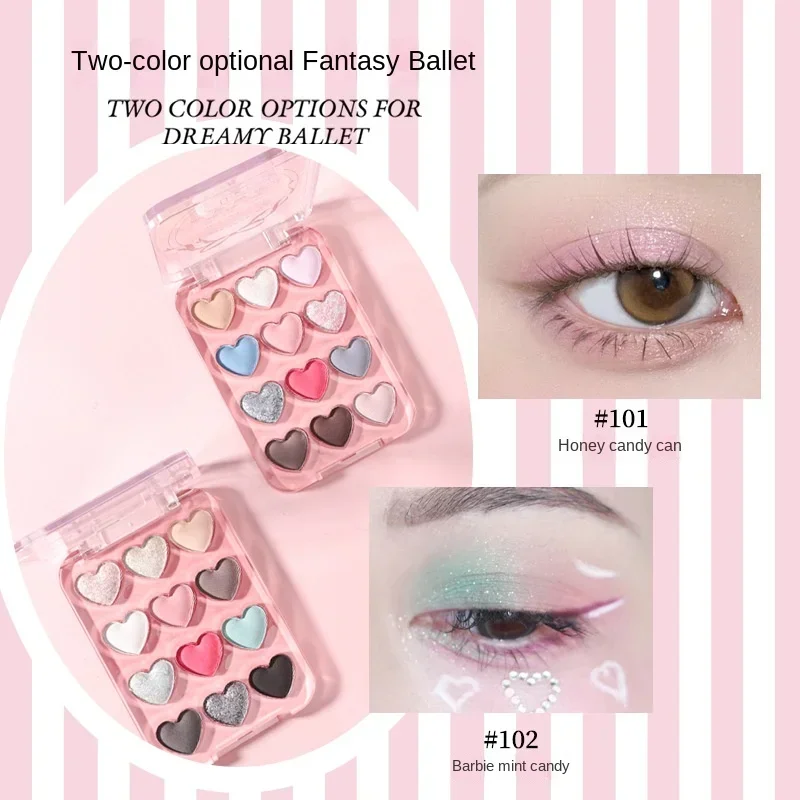 Palette de maquillage pour les yeux, paillettes hautement pigmentées, mat, reflets, Blush, couleurs naturelles, ombres à paupières, cosmétiques