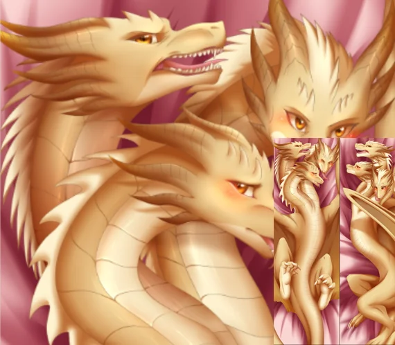 

Dakimakura Anime Dragon King Ghidorah Kevin Double Sided Print Life-size Body Pillow Cover