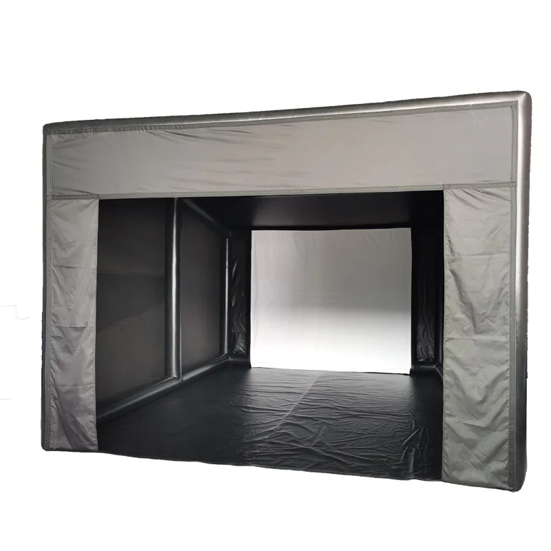 Customizable Size Inflatable Golf Simulator Tent For Outdoor Brand Promotion Portable Inflatable Building