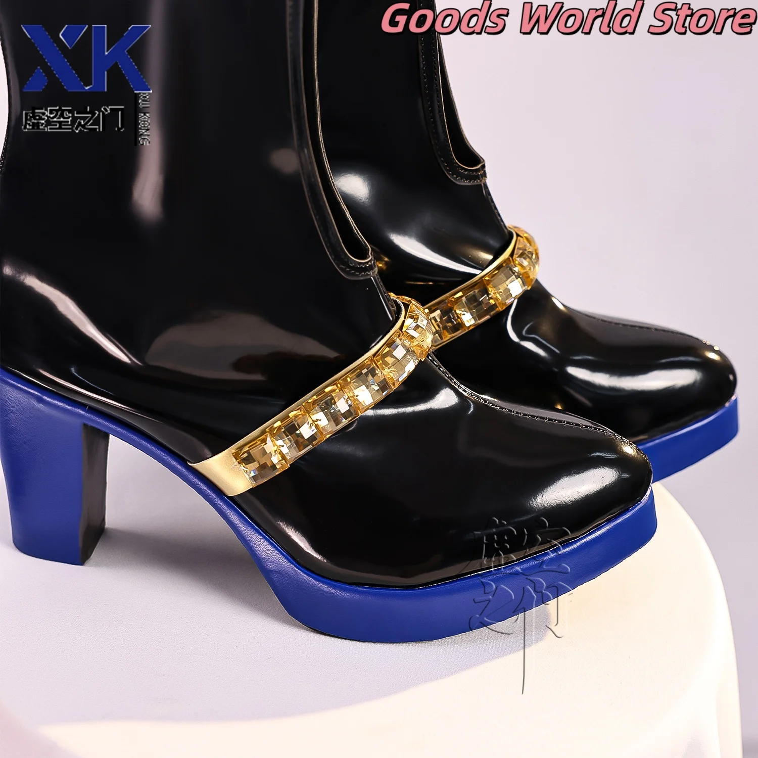 متوفر في المخزون أحذية Galbrenr التأثيرية زي الدعامة لعبة Wuthering Waves Galbrenr أحذية لعب الأدوار في حفلات الهالوين بكعب عالٍ للنساء #4