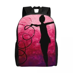 Rhythmic Gymnastics Dance Travel Backpack Women Men School Computer Bookbag College Student Daypack Bags