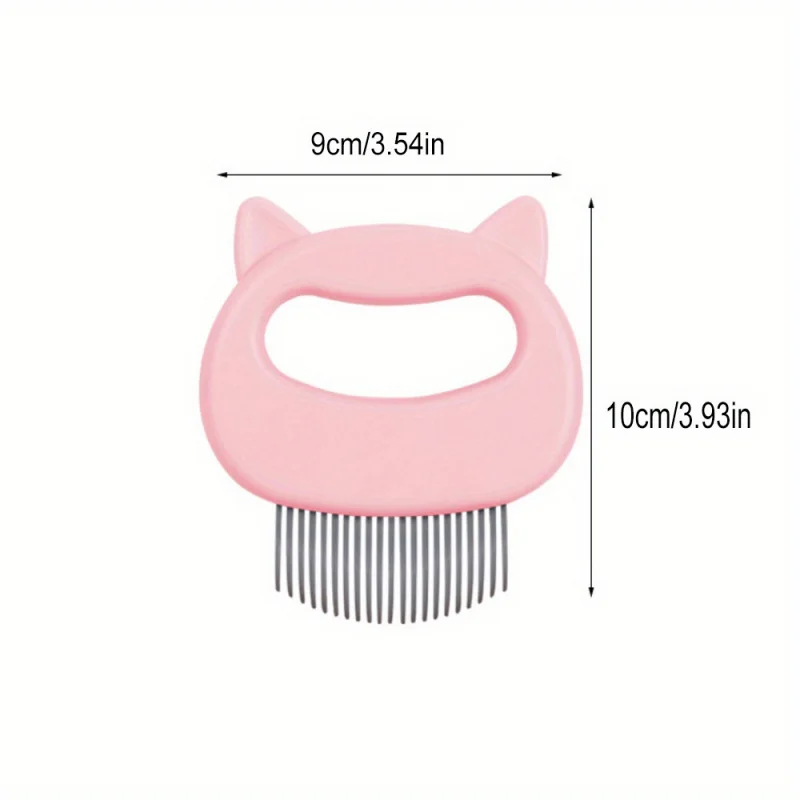Cat Massage Comb detangling comb Easy Grip Handle Effectively Remove Cat Hair Fine Soft Brush Hair Multi-Color Grooming Tools view 2