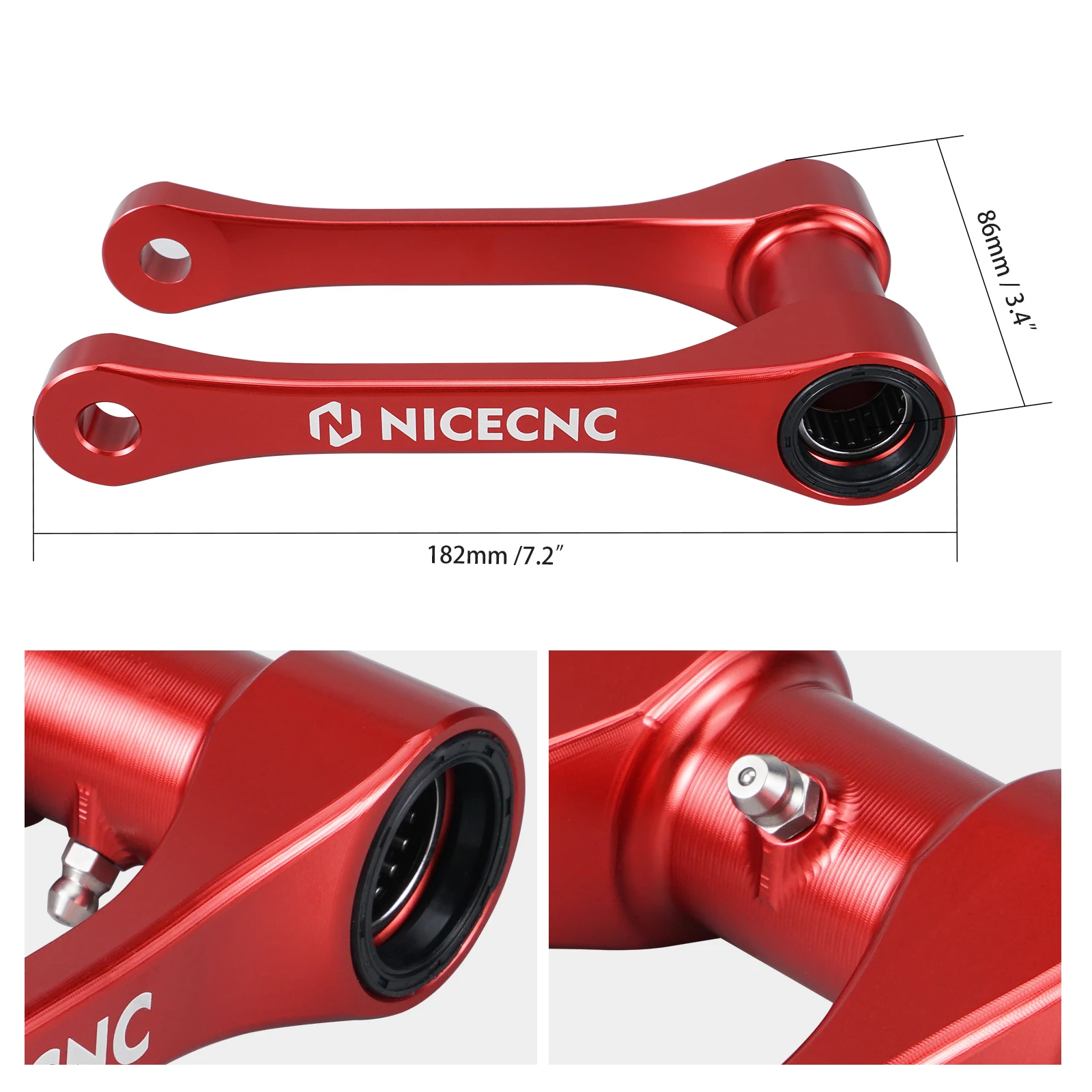 NICECNC For Beta 2015-2024 Xtrainer 300 RR 300 RR 250 Motocross 1.25IN 30MM Lowering Linkage Linkage Guard RR 350 RR 390 RR 430