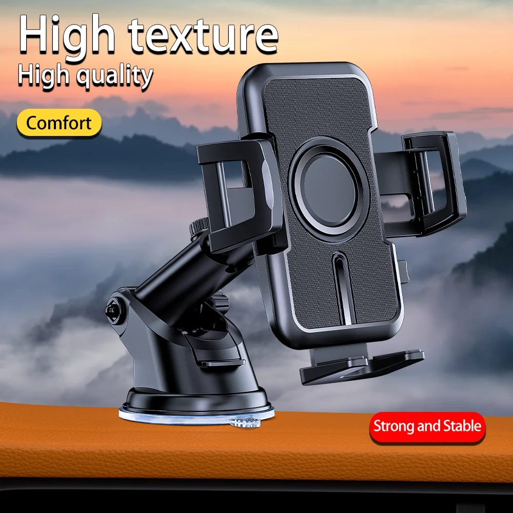 

2024 НОВЫЙ универсальный автомобильный держатель для телефона на присоске 360° ° Кронштейн для поддержки мобильных ячеек на лобовом стекле автомобиля для iPhone Samsung Xiaomi