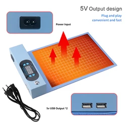 LCD Blue Screen Splitter Heating Stage Separator Pad For iPhone iPad 14inch LCD Screen Separator Tool CPB Heating Pad LF-918E