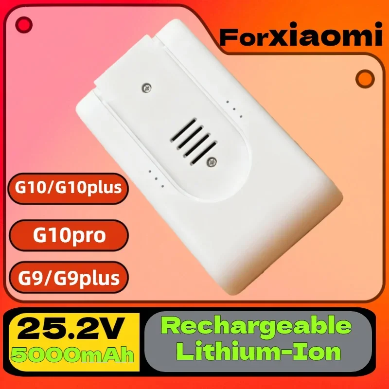 5000mAh Rechargeable Lithium-Ion Battery Pack –High-Capacity Replacement ,for XIAOMI G9/G10/G10pro/G10plus/G9plus Vacuum Cleaner