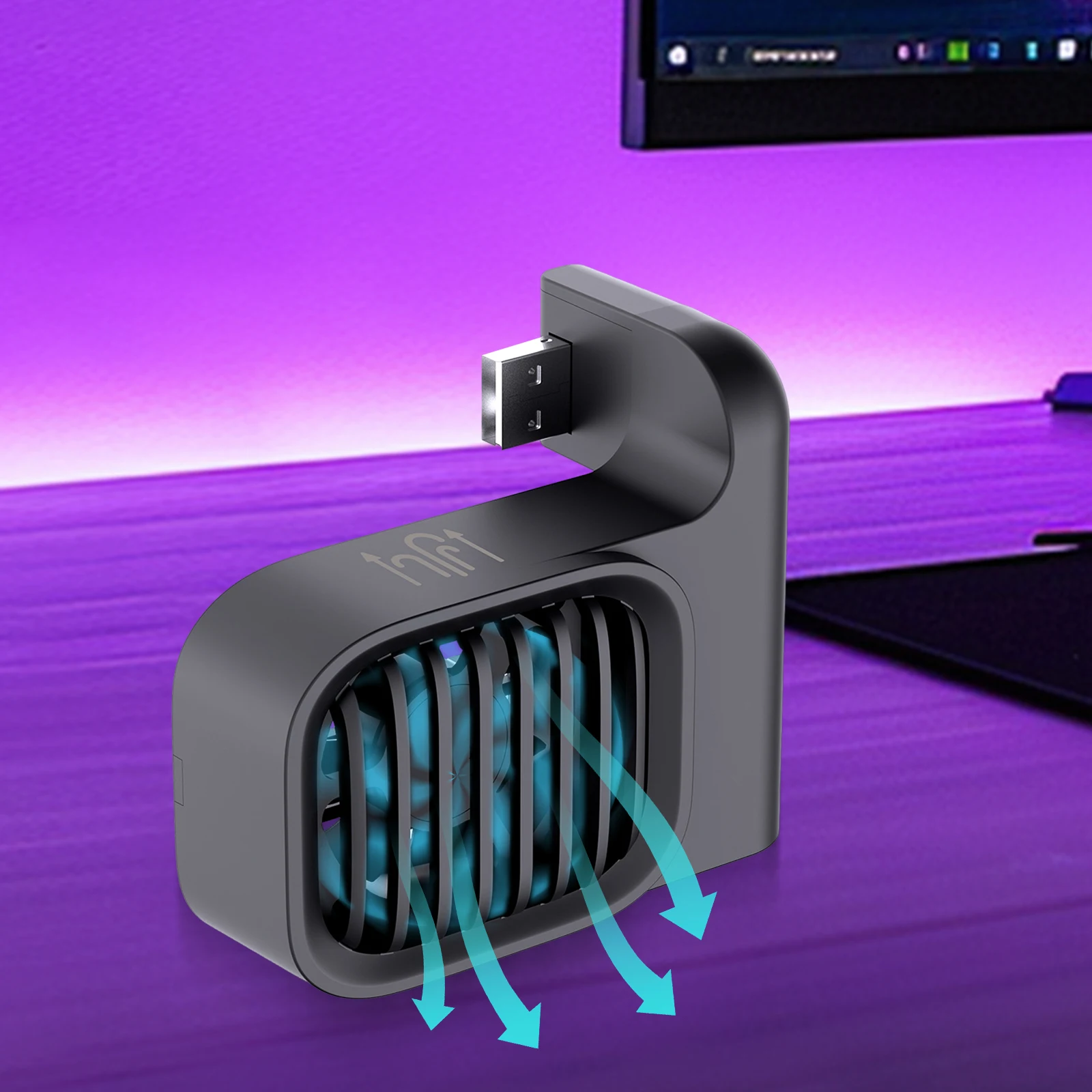 Console Dock Cooler with 2-Speed Adjustment Host Heat Sink Radiator for Switch 2 Dock Station