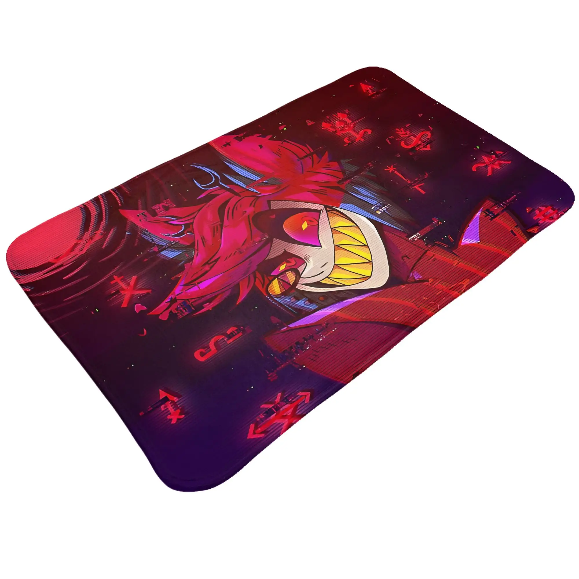 Alastor  Decorations Bath Mat Helluva Boss Doormat Living Room Carpet Entrance Door Rug Home Decoration
