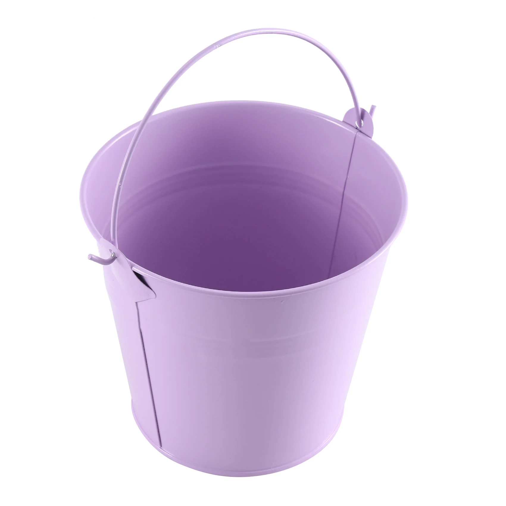 TFTP-12 Pieces Small Bucket Cute Mini Fleshy Pot With Handle Metal Craft Composite Section Gift