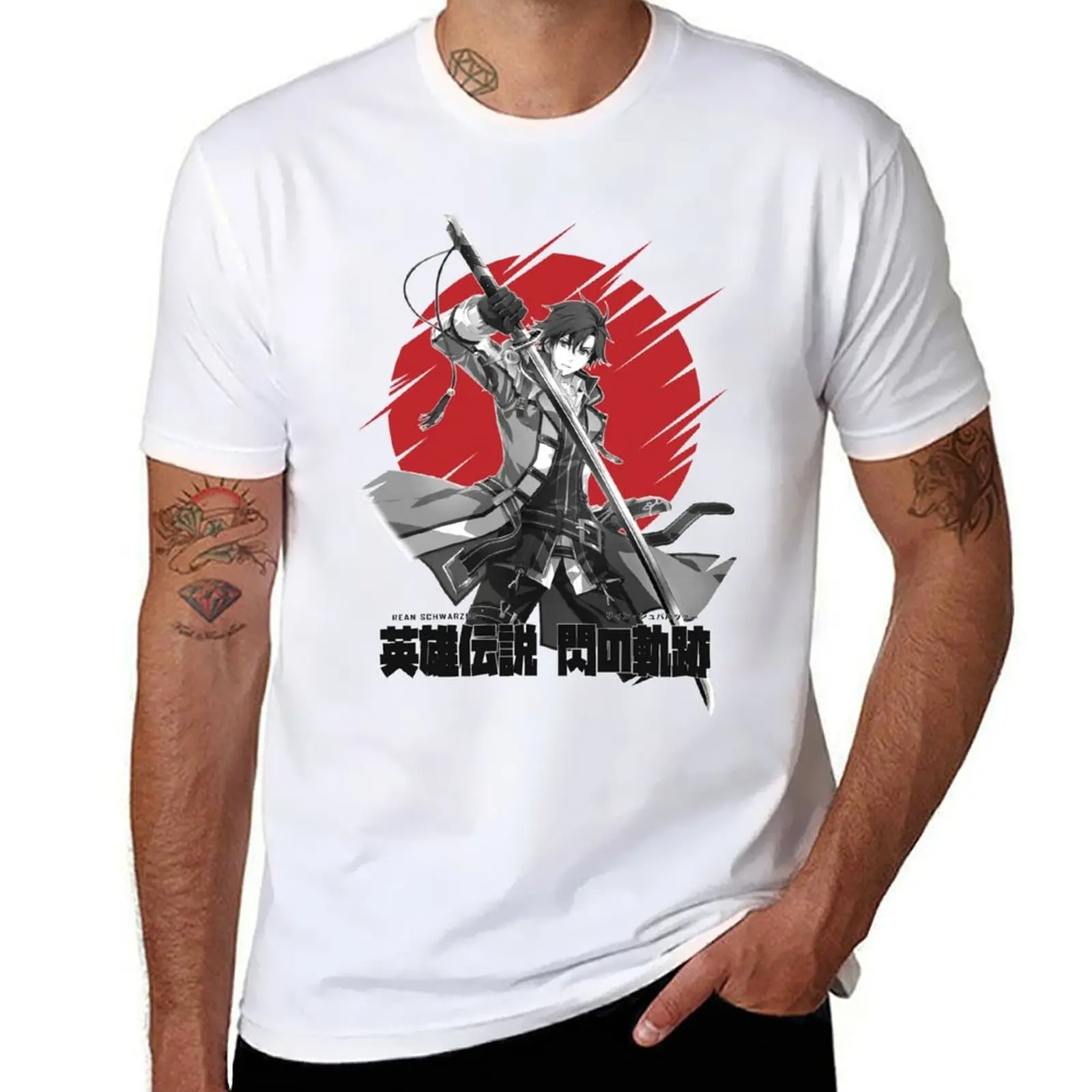 

Rean Schwarzer T-Shirt cotton t shirt man t shirts for man graphic vintage T-Shirt