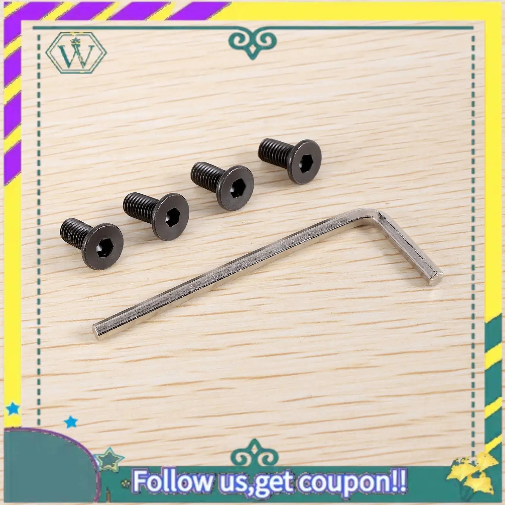 A82U-4Pcs Scooter Handlebar Front Fork Tube Screws With Hexagon Handle Replacement Parts Kits For Xiaomi M365 Ninebot Es2 Access