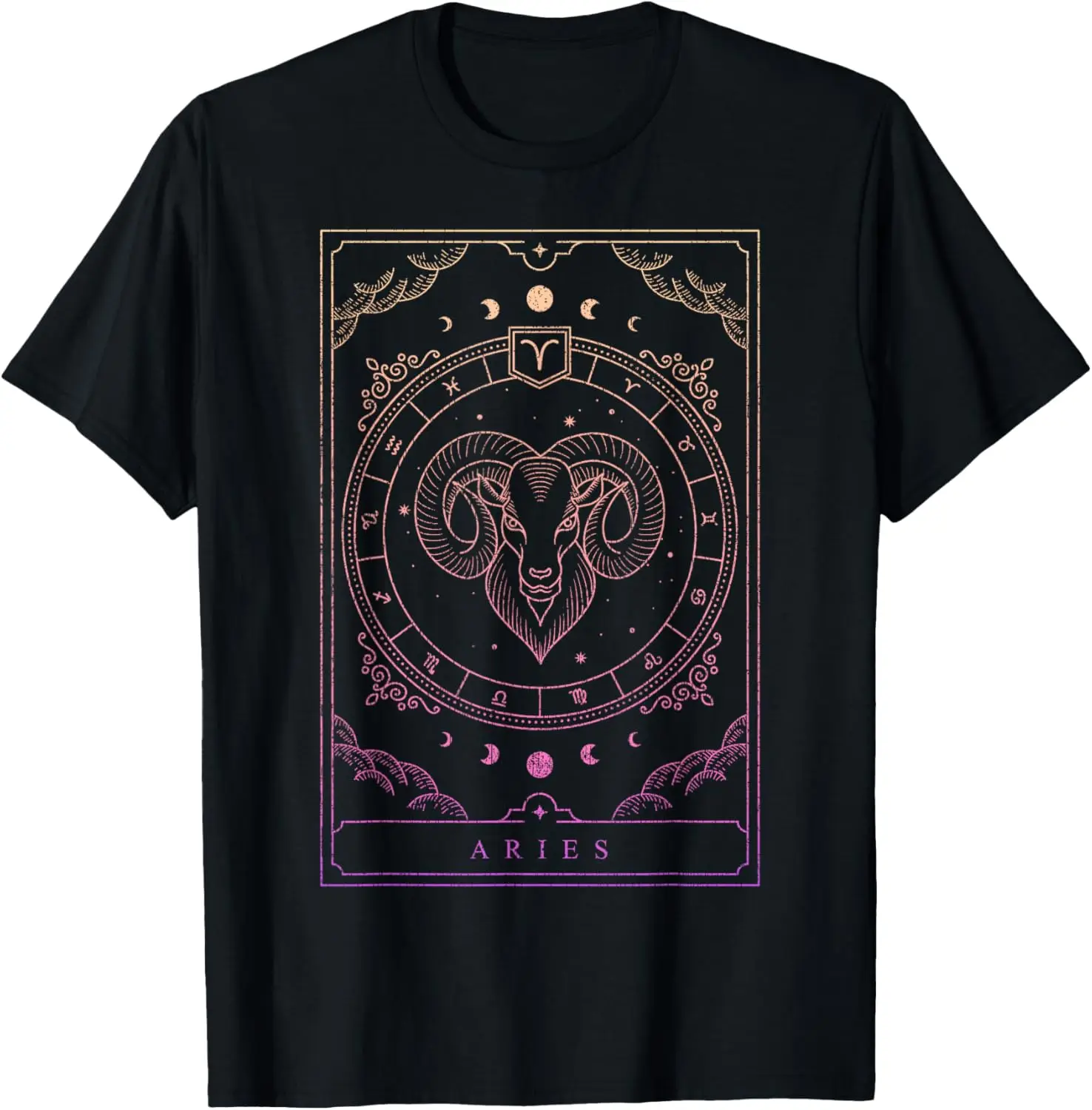 Aries Birthday Present Women Girl Zodiac Sign Aries T-Shirt