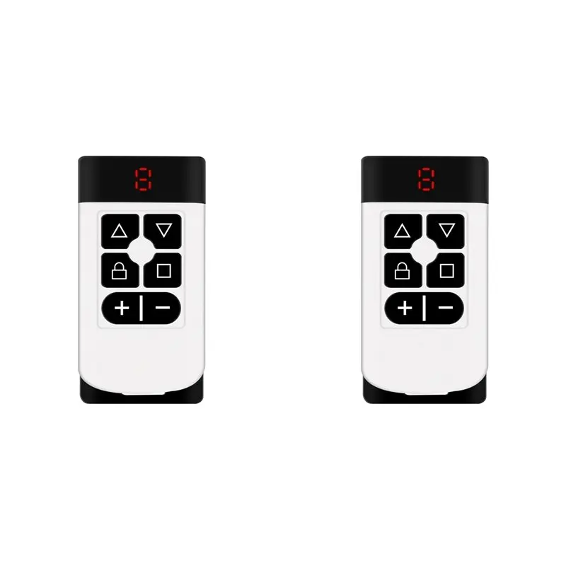 

【MUST-HAVE】2X 6-кнопочный дубликатор с дистанционным управлением для гаражных ворот, 315 МГц-868 МГц, многочастотный граббер кодов, клон ворот, гараж C