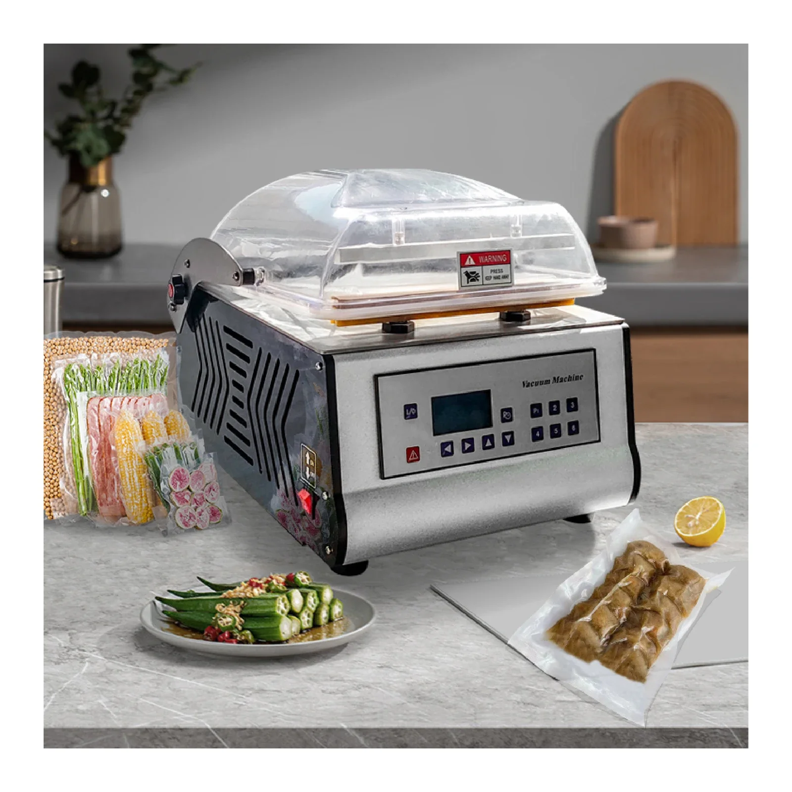 2024 DZ-300T Table Top Vacuum Sealing Machine Professional Single Chamber Automatic Vacuum Packing Machine Wrapping Machine