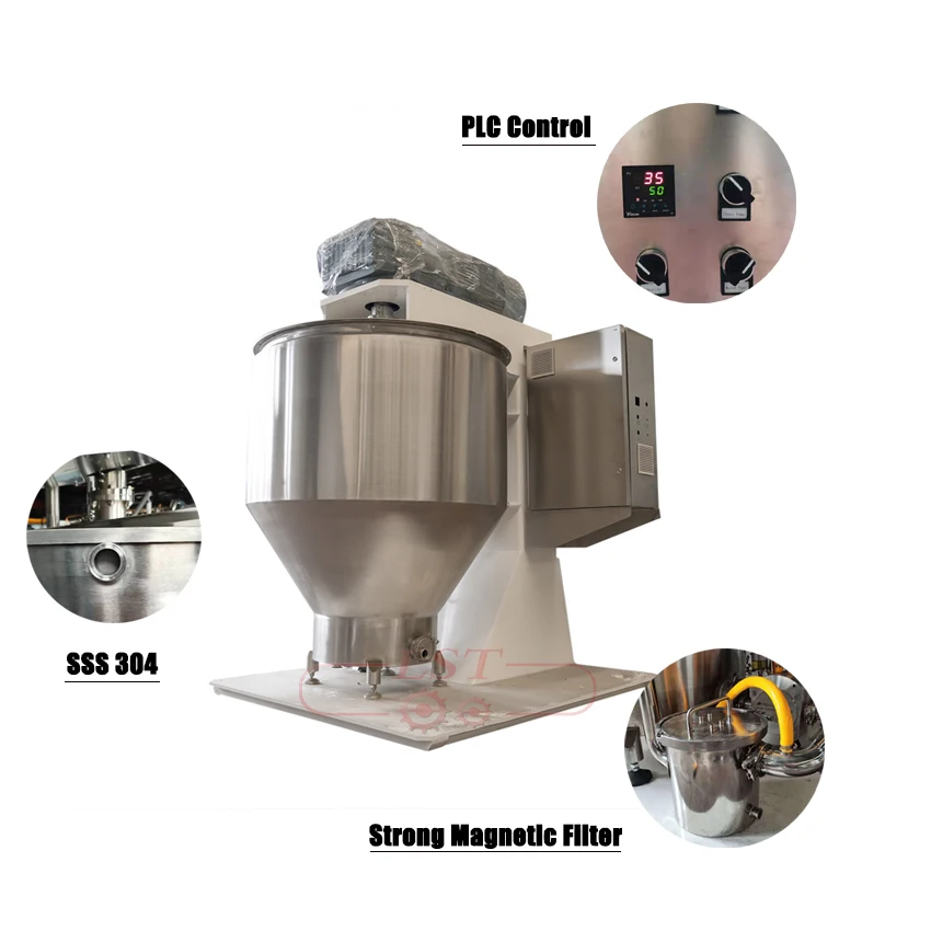 LST 50L 300L 500L 1000L Vertical Chocolate Ball Mill System Chocolate Grinding Machine