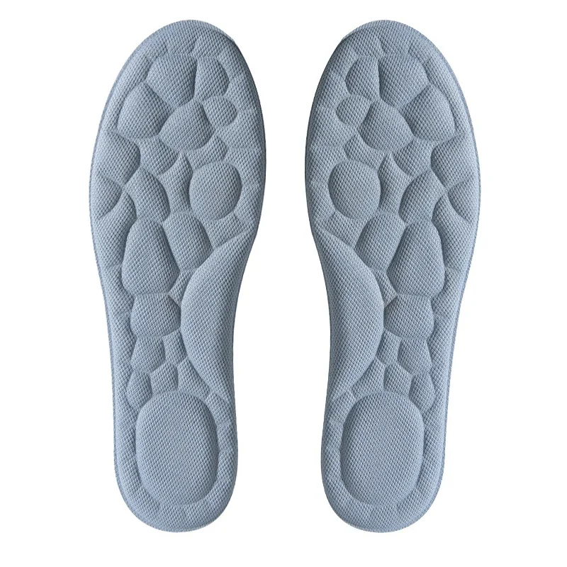 NEW Feet 5D Insoles for Shoes Men Outdoor Running Sports Insole Memory Foam Shock Absorption Shoe Sole Comfort Insoles 1/2Pair
