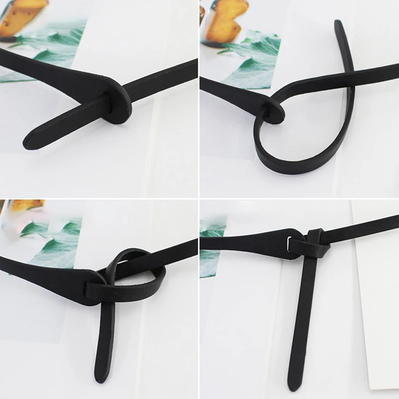 Fashion Knot Belts Soft Knotted Strap Belt Long Dress Accessories Lady Waistband