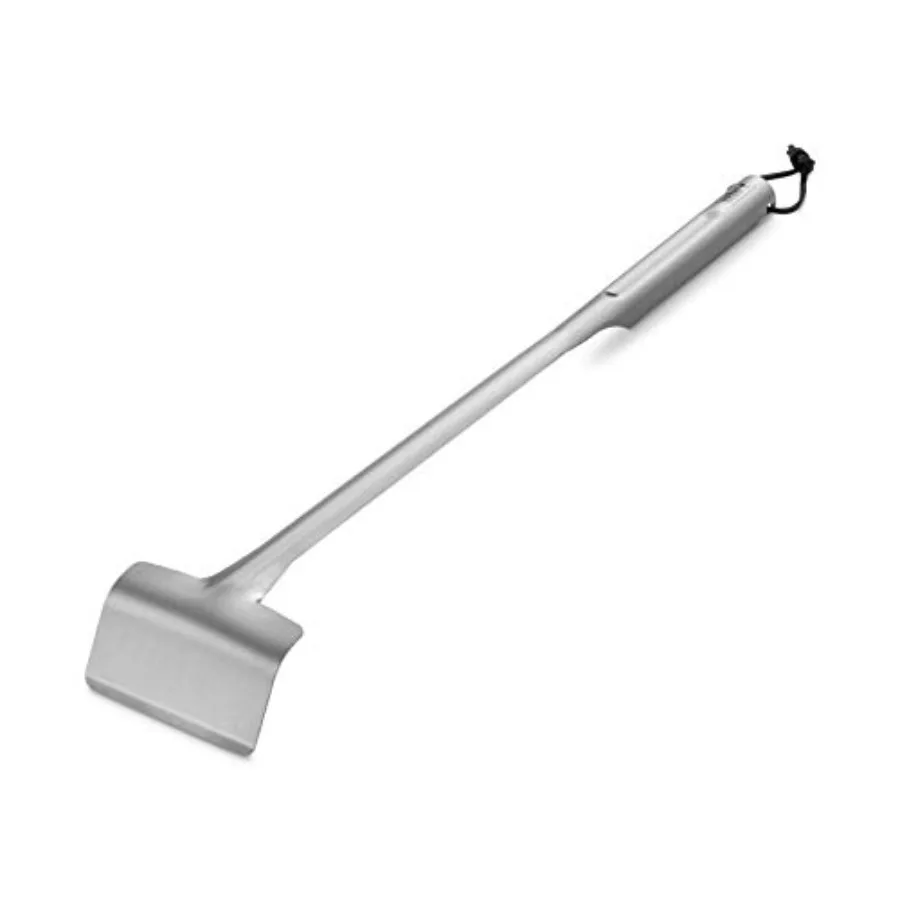 

Grill Charcoal Rake Stainl Steel Tool for Safely Arranging Lit Charcoal on The Fuel Grate, Sier