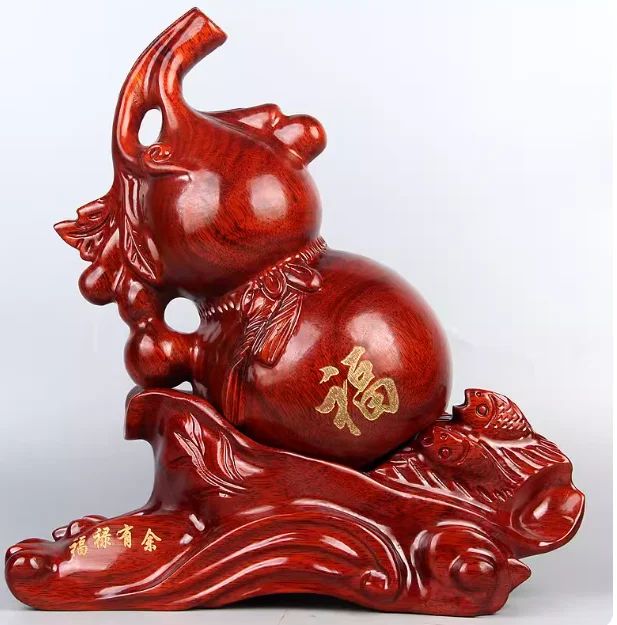 

Solid wood gourd ornament