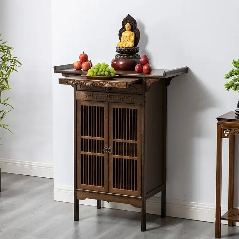 Table de culte domestique chinoise économique Shentai Guan Gong b24