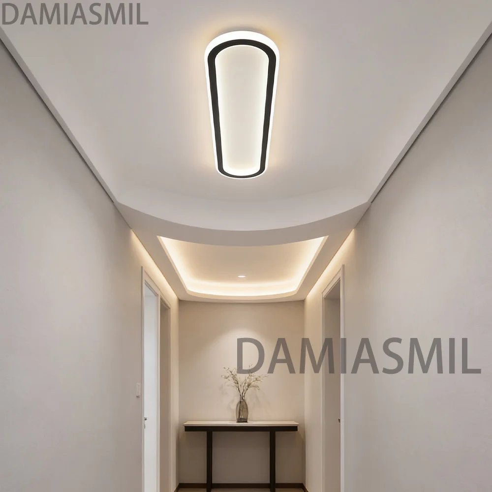 Minimalist LED Long Rectangular Ceiling Light for Dining Room Aisle Minimalist Corridor Ceiling Light Lighting Fixture Luster