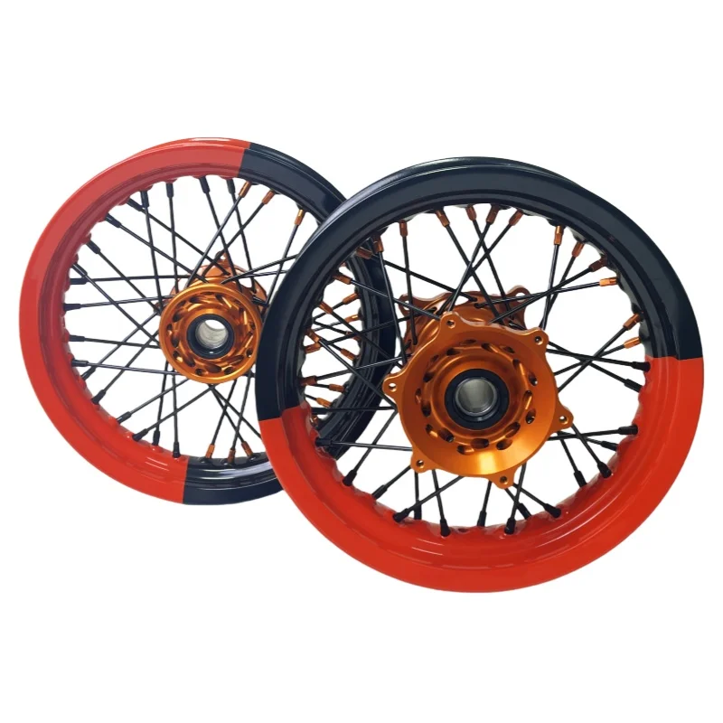 High Quality Fit 570 FS Husaberg 2020 17/16 Front Wheel Supermoto Dirt Bike Spokes Wheels