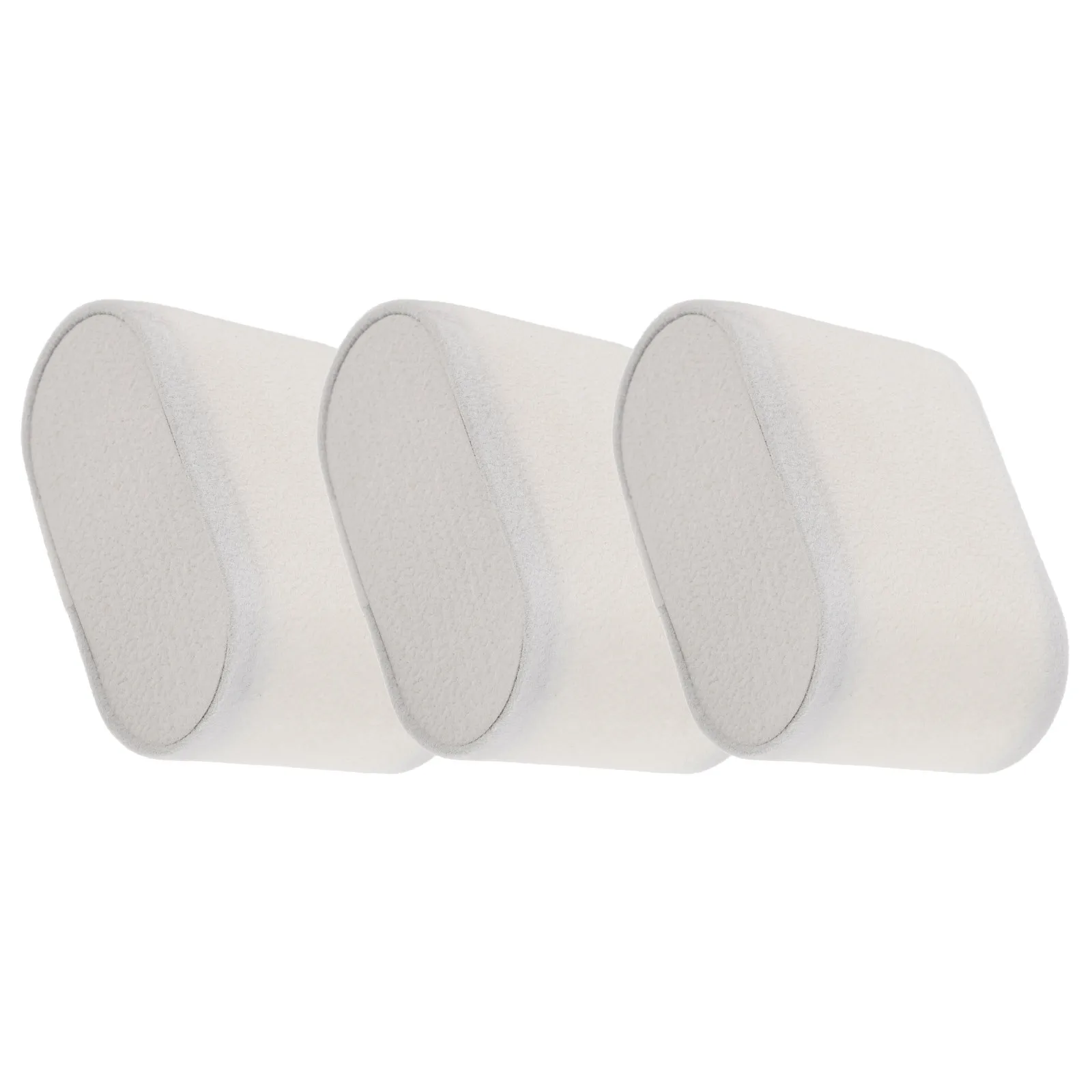 3Pcs Jewelry Display Pillow for Watch Bracelet Bangle Chain Holder Stable Support Cushion Watch Box Showcase Storage Case