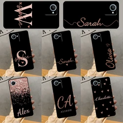Bling Personalised Name Plating Case For Realme GT Neo 5 3 2 3T 2T 8 9 10 11 Pro Plus C21Y C11 C15 C25 C30 C31 C33 C35 C55