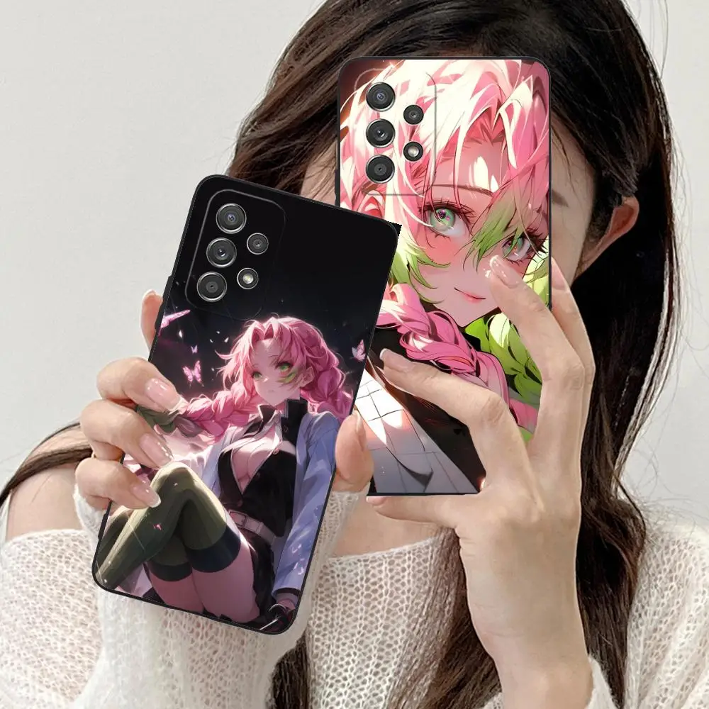 شيطان القاتل ميتسوري قضية الهاتف لسامسونج غالاكسي A73 72 71 70 56 55 54 53 52 36 35 34 23 16 15 5 جرام اللون الغطاء الواقي