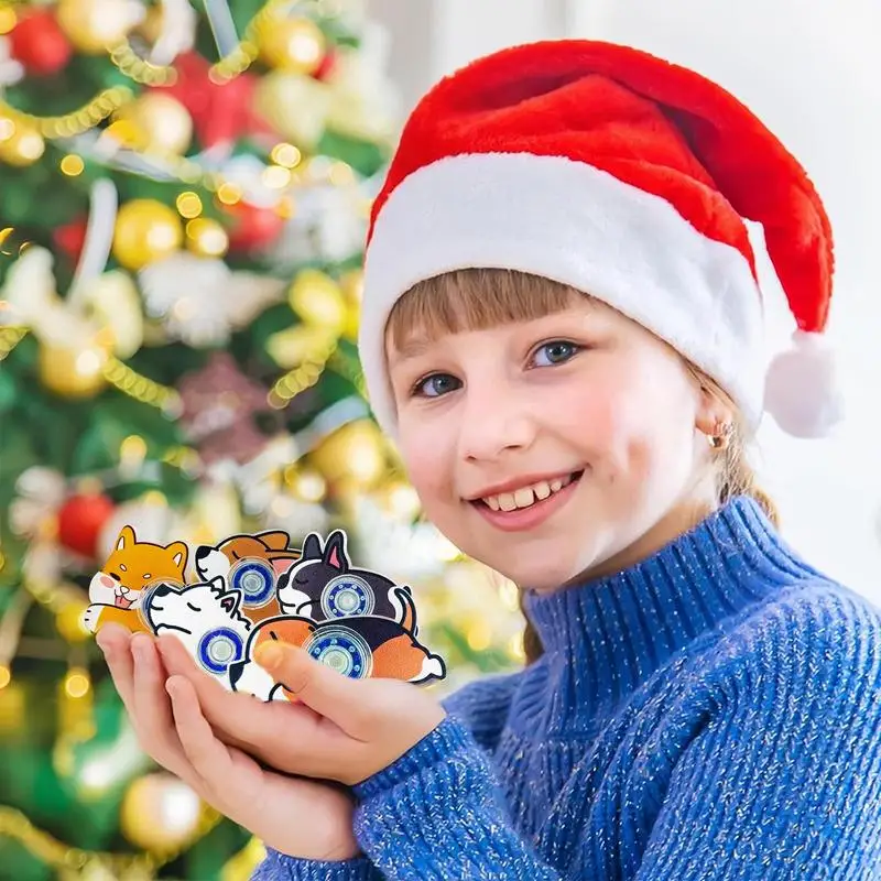 Juguetes giratorios para perros, juguetes giratorios sensoriales, juguetes giroscópicos sensoriales, juguetes para aliviar el estrés para fiestas, favores en el aula