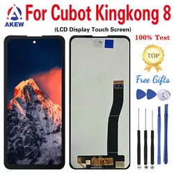 AKEW NEW For Cubot KingKong 8 LCD Display KK8 Touch Screen 100% Test KingKong8 Digitizer Assembly Phone Replacement Repair Parts