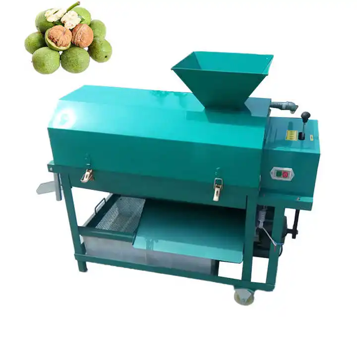 معدات آلة قصف البقان آلة تقشير الجوز الأخضر سريعة وفعالة #6