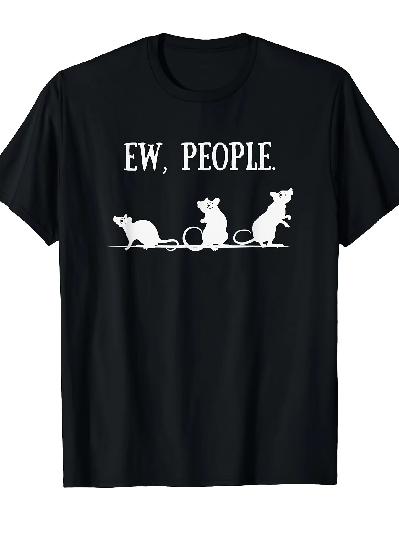 Rat Lovers Gift Shirt Introverted Rat Gift for Introverts T-Shirtsame Style for Men And Women 2025 Summer Short-Sleeved Printed T-Shirt Pure 220G