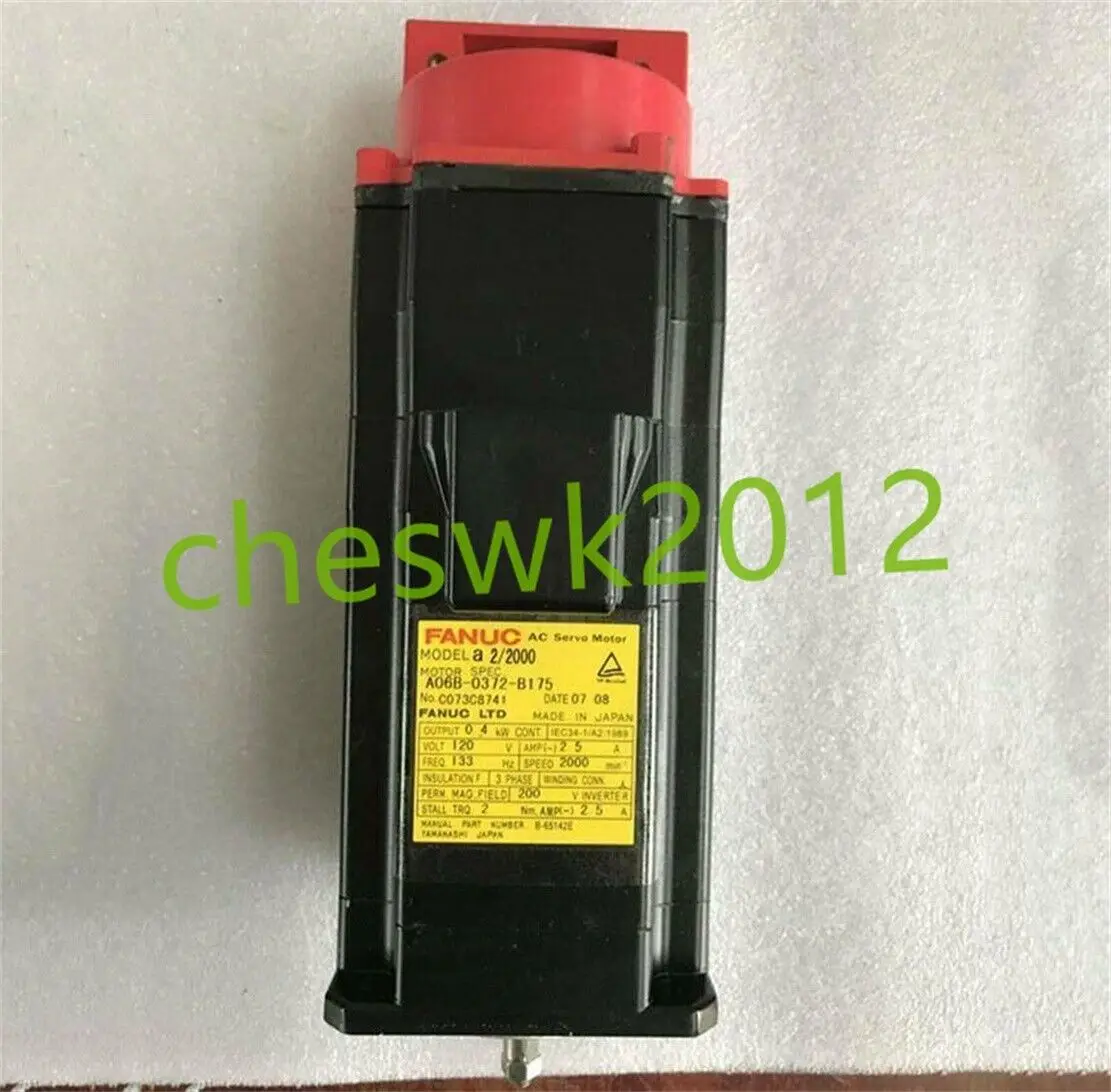 

1 PCS Fanuc Servo Motor A06B-0372-B175 Tested