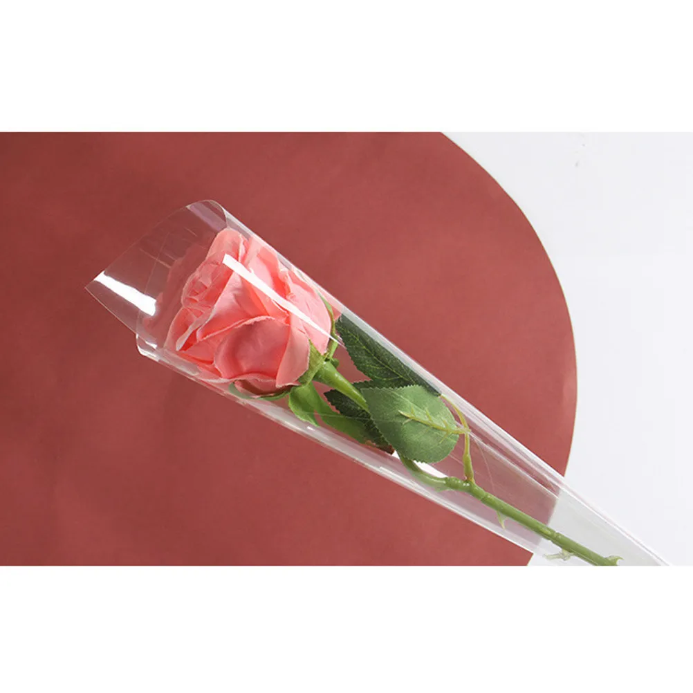 1 Roll Clear Glassine For Gift Baskets Flower Bouquets Wrapping Cellophane Roll Transparent Wrapping Paper For Crafts Party - view 5