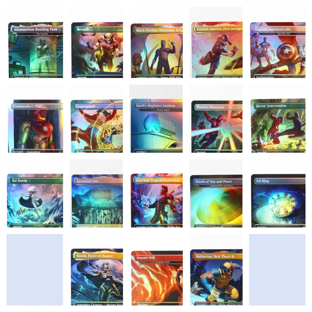 SLD Foil TCG Magical Proxy Cards Game, Qualité, services.com Storm, Iron Berserk Gathering Board Playing, Trading Cards