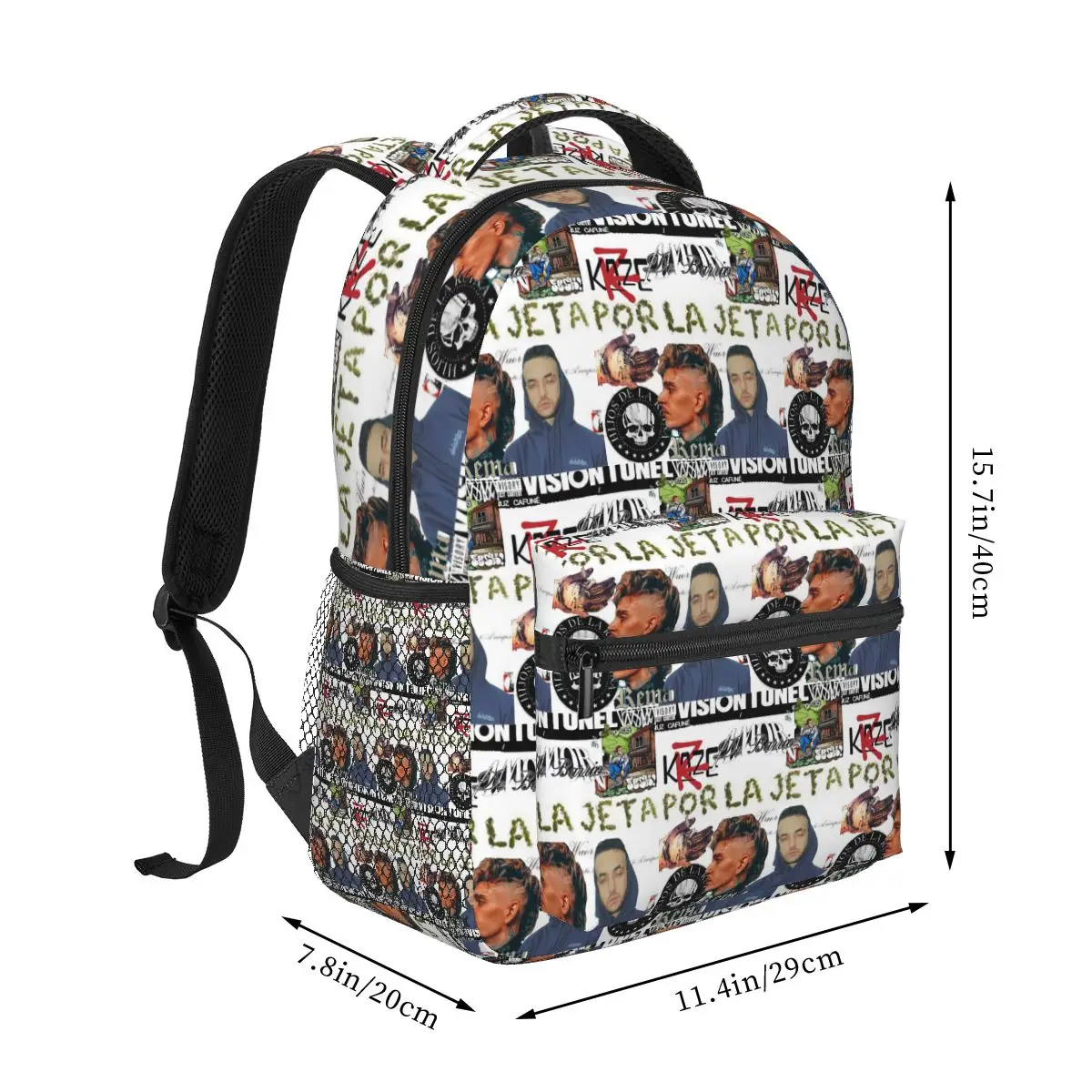 Rap Duo Natos Y Waor Music Album Hijos De La Ruina Merch Backpack Hot Sale Daypack Children BookBag School Bag Shoulder Bags