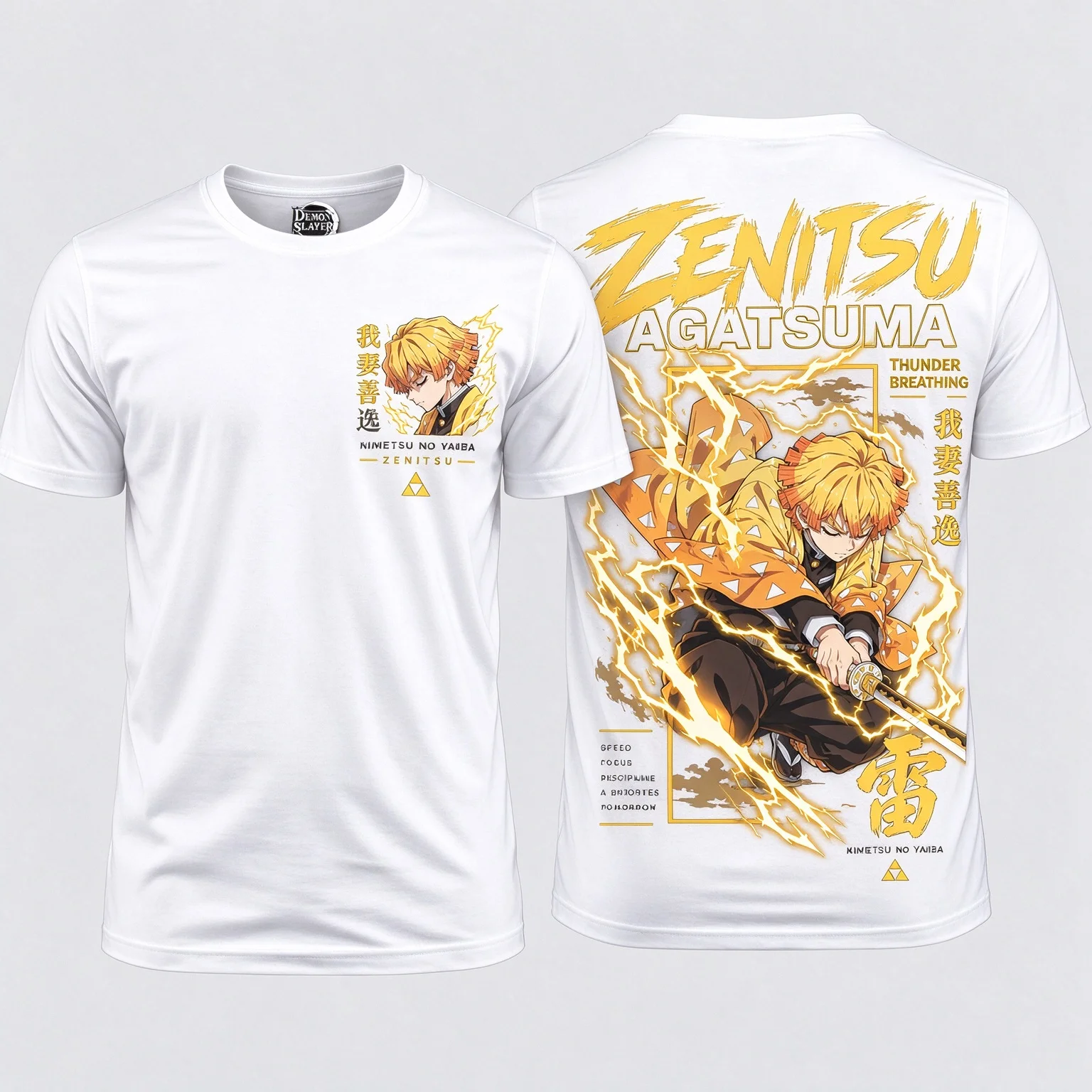 Demon Slayer Shinobu Anime Cartoon Tee T Shirt Men's Women's Retro Edgy Cool Graphic Print Oversized Short Sleeve Streetwear Top