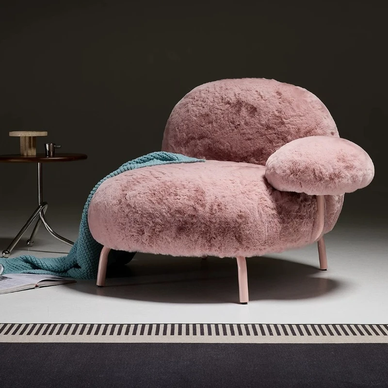 

Leisure chair, Italian minimalist single sofa chair, creative chair high-end living room