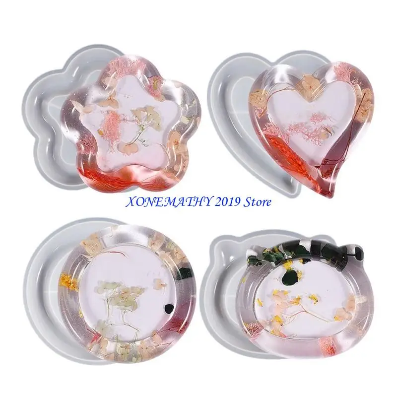 

F42F инновационная силиконовая форма для подноса, форма для подставки из эпоксидной смолы, инструмент для изготовления ювелирных