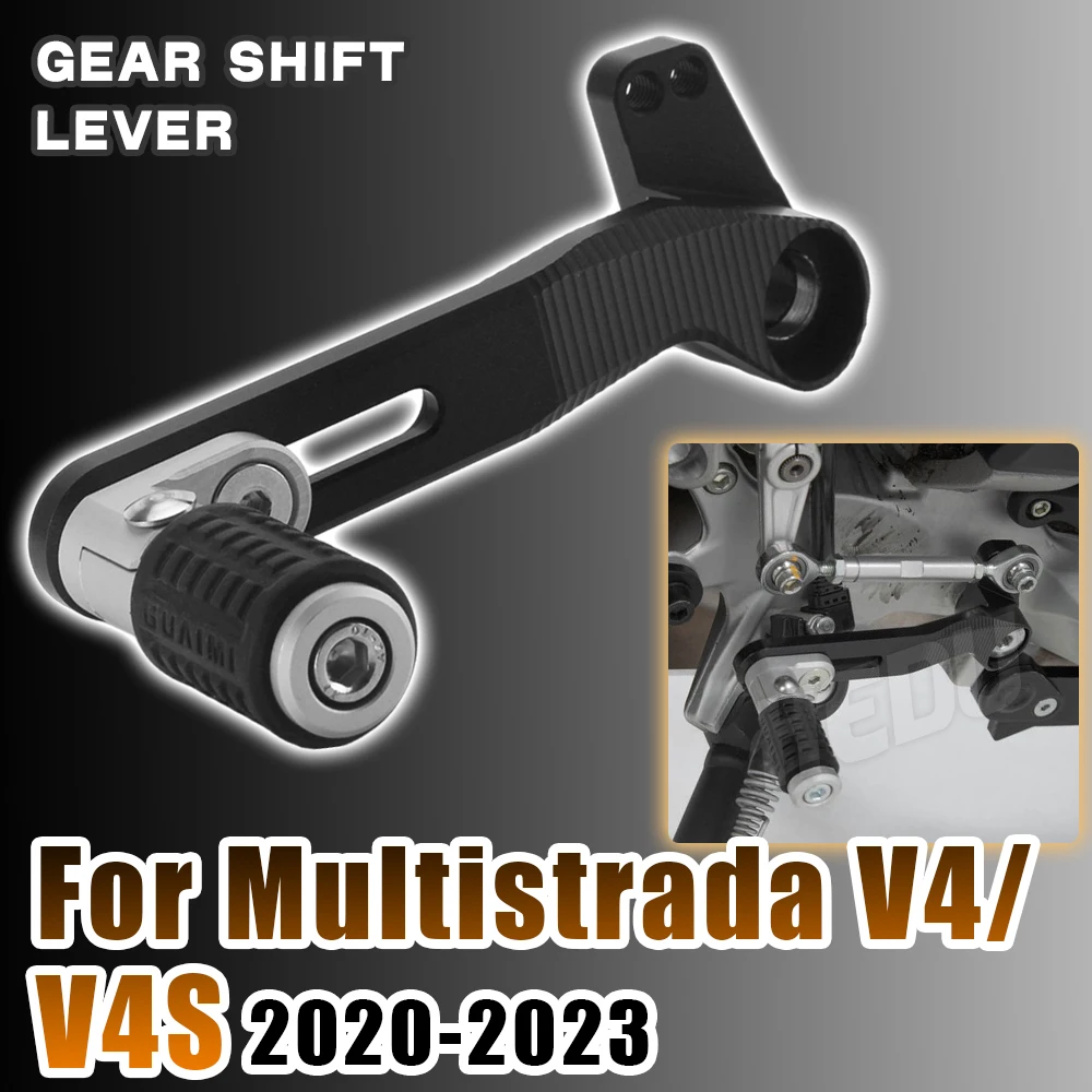 Motorcycle Adjustable Gear Shift Lever For Ducati Multistrada V4S V4 2020 2021 2022 2023 Quick Shifter Pedal Lever Accessories