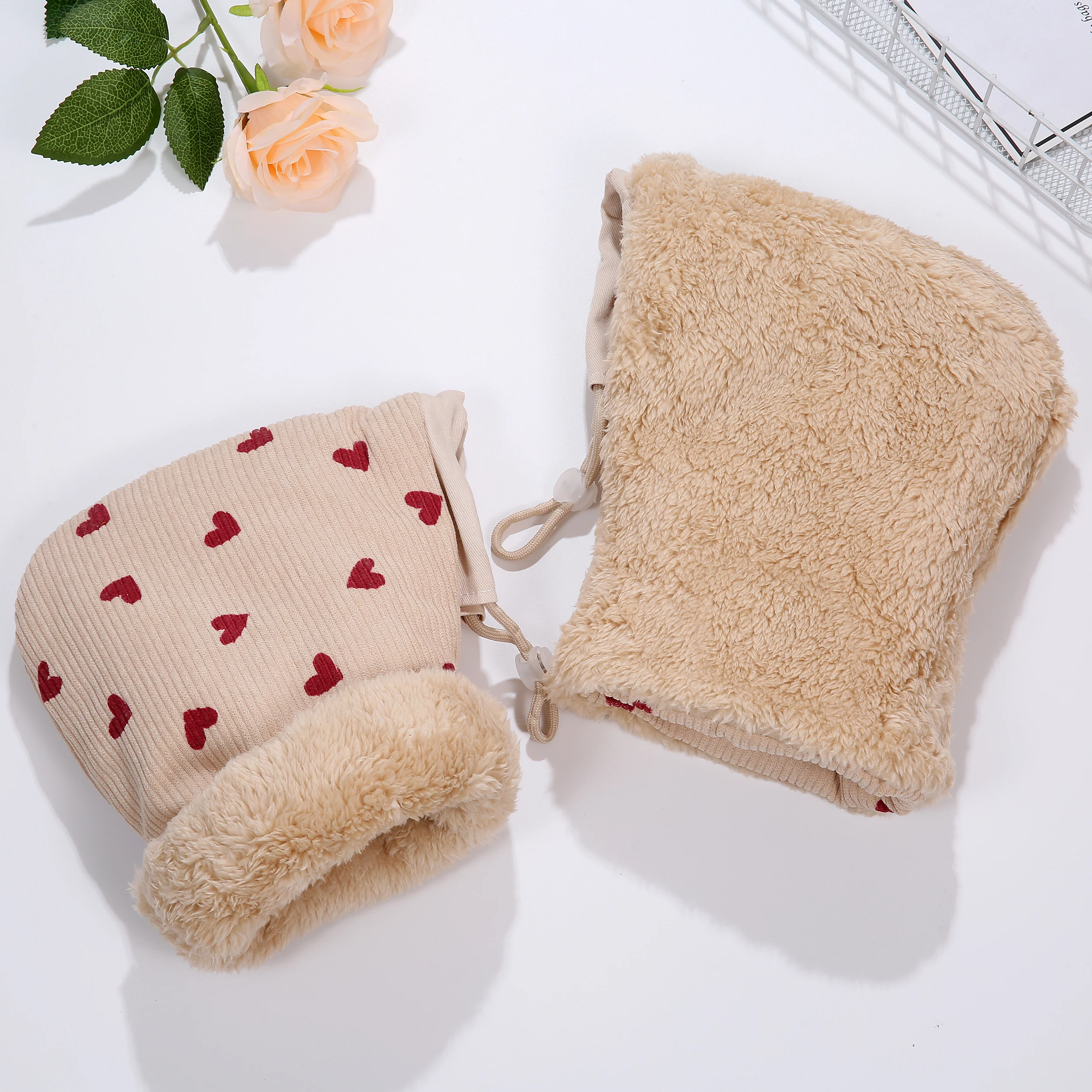 قفازات دراجة للأطفال، قفازات رياضية خارجية للأطفال، قفازات سكوتر مطبوعة برسوم كارتونية لفصل الشتاء