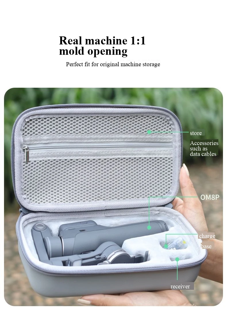 Carrying Bag for DJI Osmo Mobile 8P Accessories Portable Box Handheld Suitcase Cover DJI Osmo 8 Pro Accessories OM 8p Pouches image 2