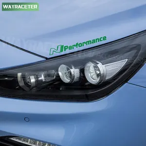 Amortecedor dianteiro reflexivo para Hyundai, sobrancelha do farol, lado da porta, adesivo de tronco para Hyundai N Performance i30, i20, 2023, Elantra, Kona, Palisade 10 principais vendas parachoque traseiro hb20 - №2